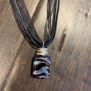 Beautiful glass bead necklace